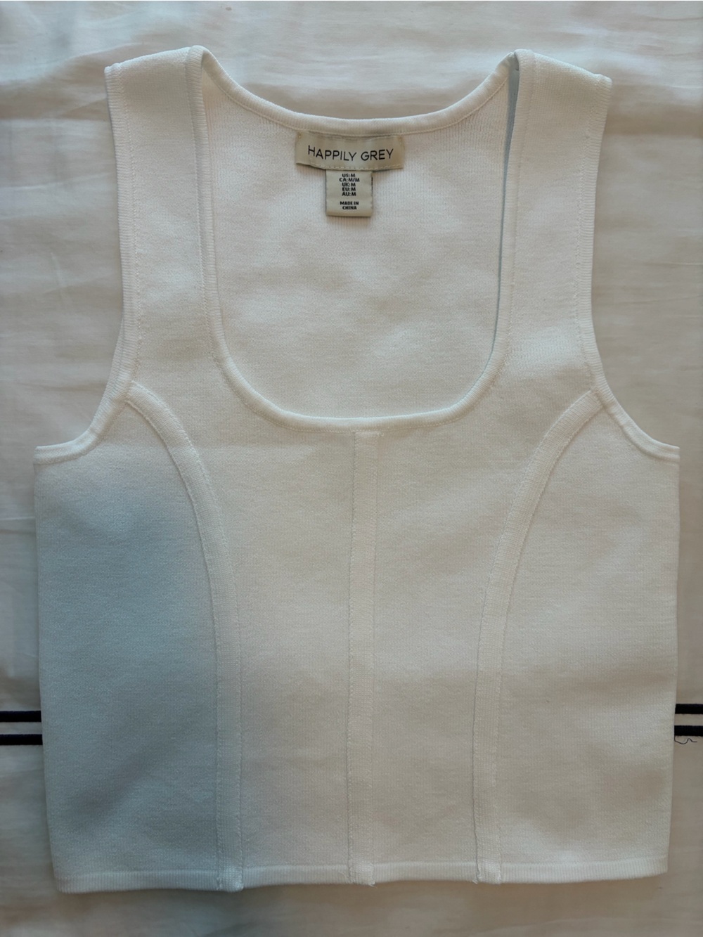 Women's White Tank Top